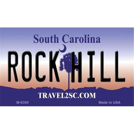 SMART BLONDE Rock Hill South Carolina State License Plate Tag Magnet M-6309